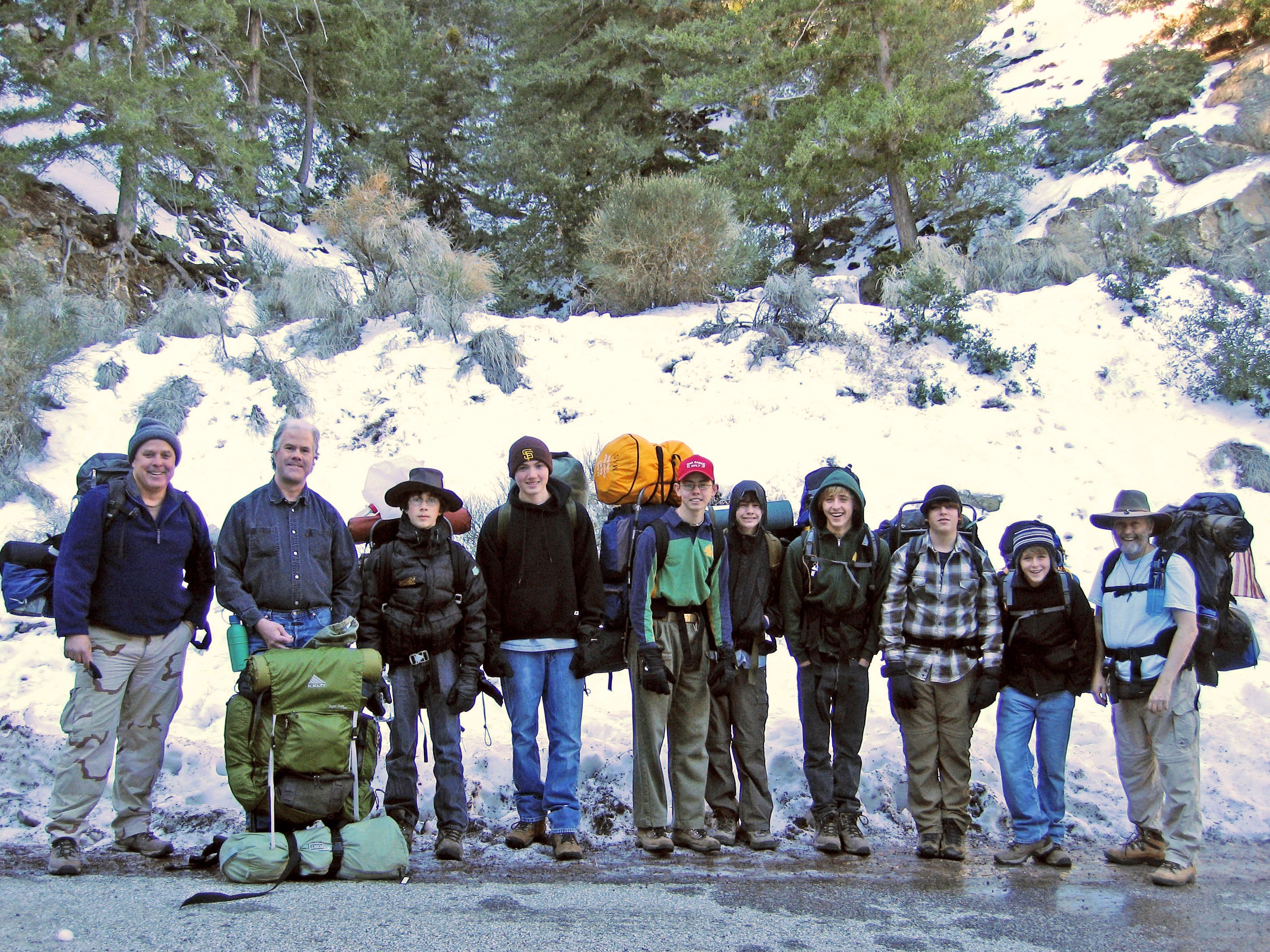 Mt. Lowe Snow Camping 2008